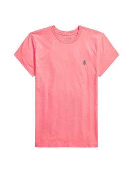 Camiseta Polo Ralph Lauren básica de mujer rojo