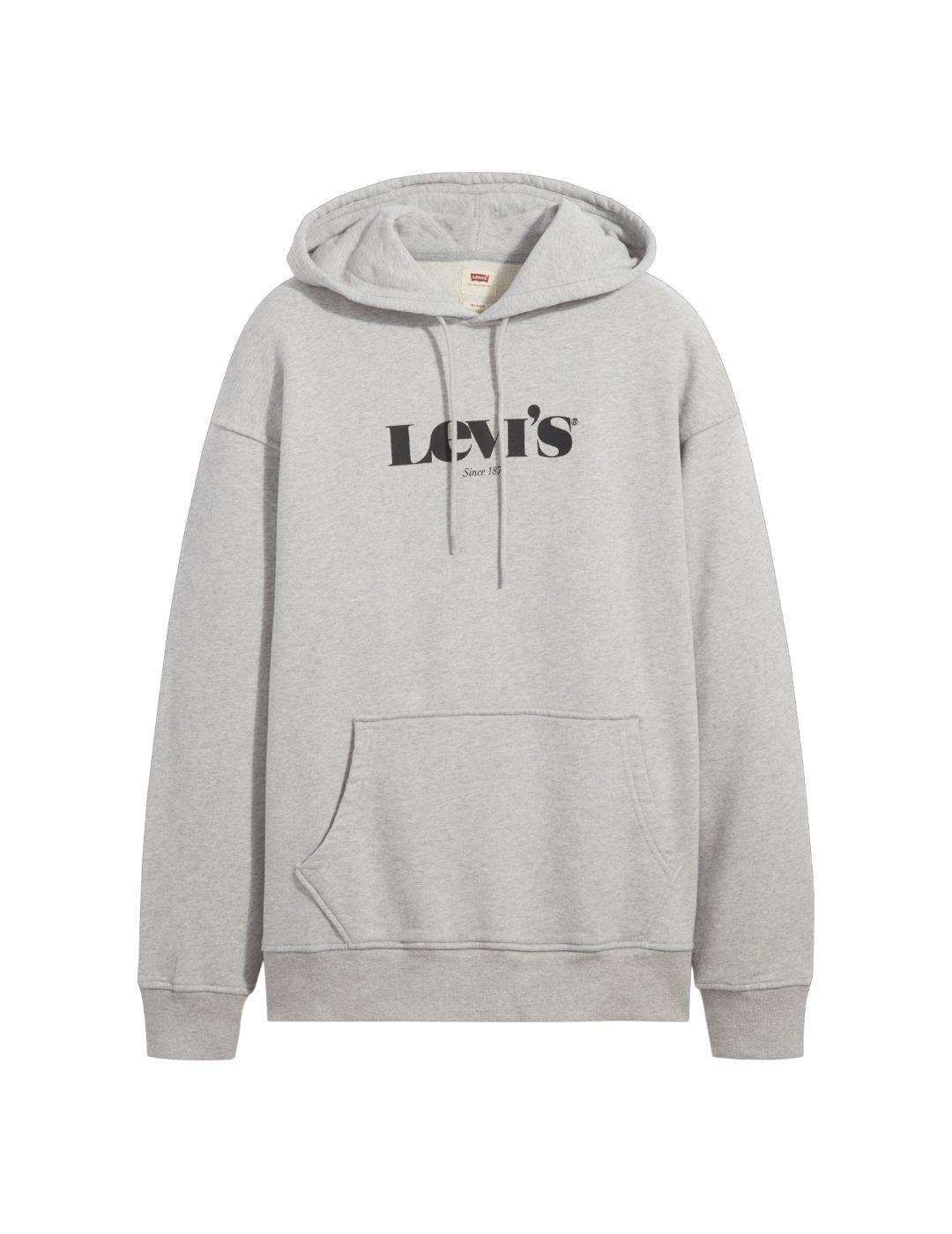 Sudadera Levis Relaxed Fit Logo Po de hombre