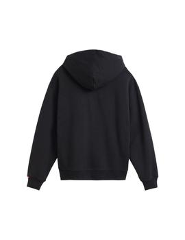 Sudadera Levis Red Tab capucha Mineral Black unisex