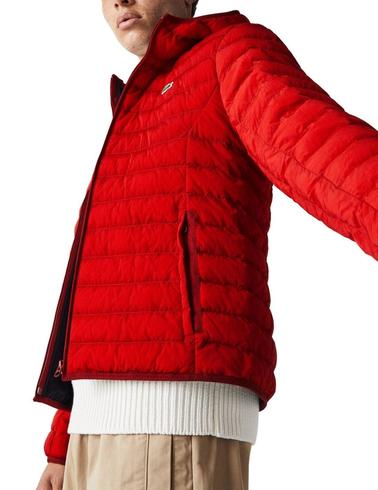 Cazadora Lacoste de hombre resitente al agua y plegable