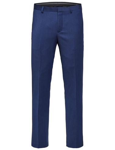 Pantalón Selected de traje azulón de hombre