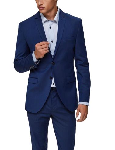 Blazer Selected Homme de corte Slim Fit azulón de hombre