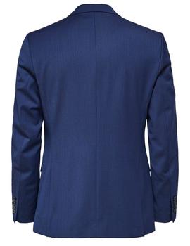 Blazer Selected Homme de corte Slim Fit azulón de hombre