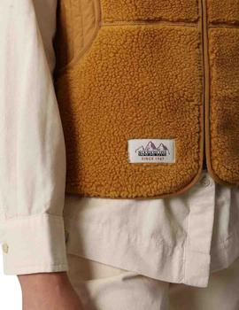 Chaleco Napapijri Yupik Vest de felpa para mujer marrón