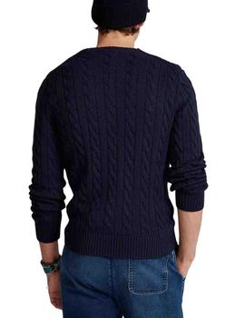 Jersey Polo Ralph Lauren en punto de ochos para hombre