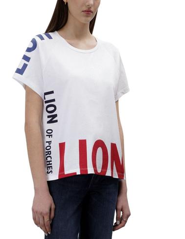 Camiseta Lion of Porches de manga corta de mujer