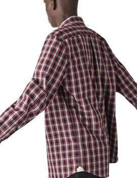 Camisa Lacoste regular fit de manga larga de algodón