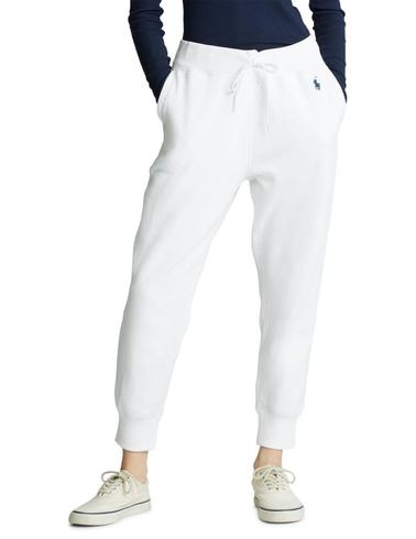 Pantalón de chándal Polo Lauren blanco de mujer