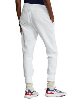 Pantalón de chándal Polo Ralph Lauren blanco de mujer