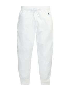 Pantalón de chándal Polo Ralph Lauren blanco de mujer