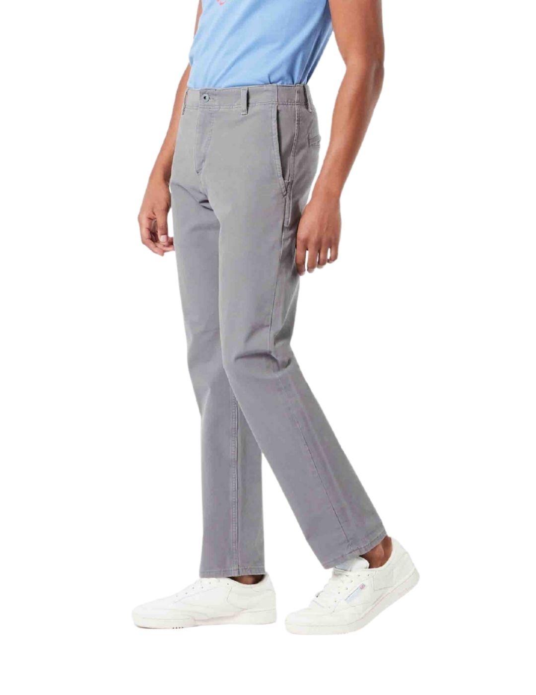 Pantalón Dockers Smart Flex Slim gris de hombre