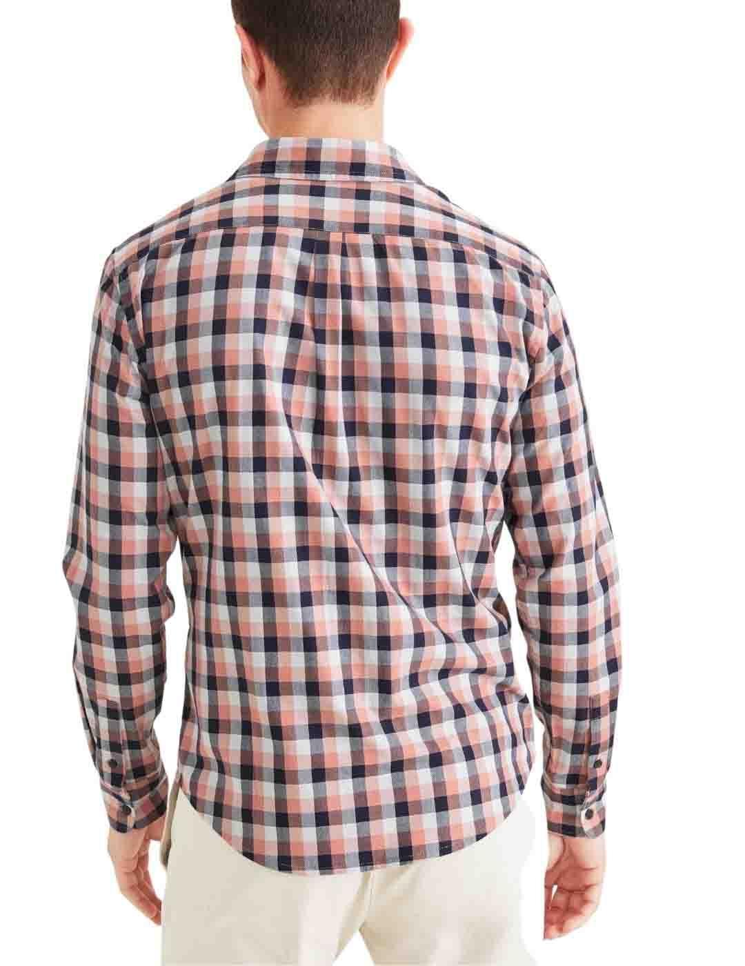 Camisa Dockers Slim Fit con botones de hombre a cuadros