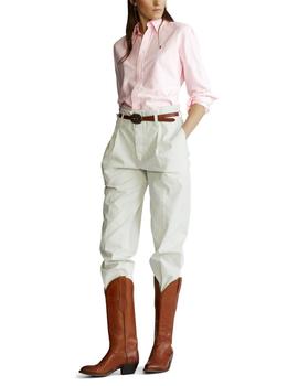 Camisa Polo Ralph Lauren de oxford a rayas slim fit rosa