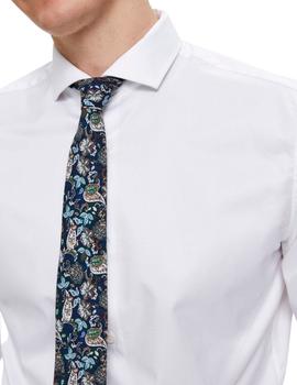 Camisa Selected Homme slim fit blanco de algodón hombre