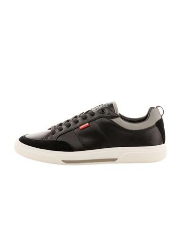 Zapatillas Levi's® Cast de piel negra para hombre