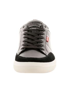 Zapatillas Levi's® Cast de piel negra para hombre