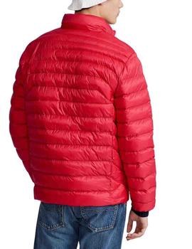 Chaqueta Polo Ralph Lauren plegable roja de hombre
