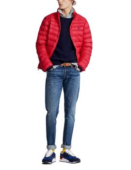 Chaqueta Polo Ralph Lauren plegable roja de hombre