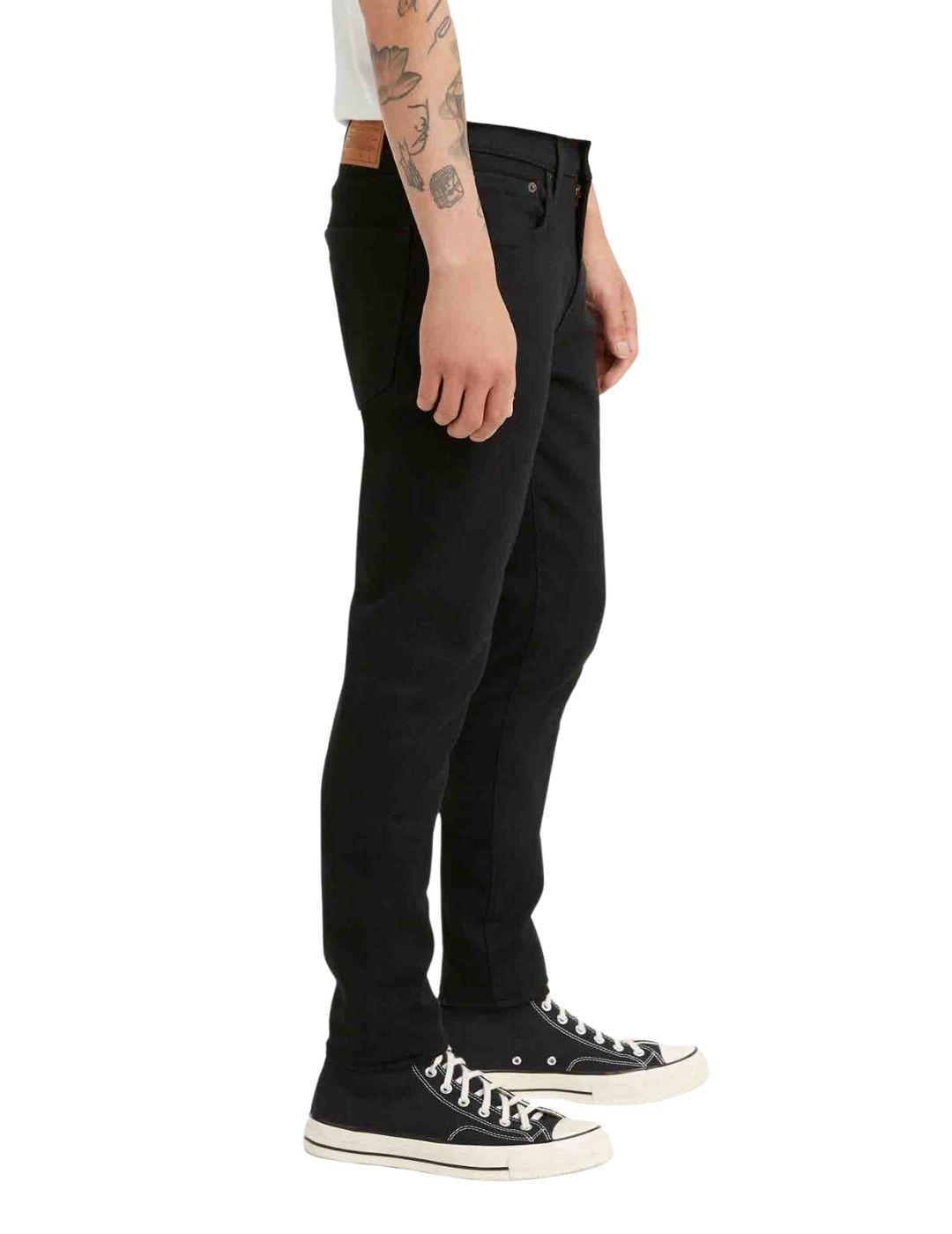 Pantalón Levis Skinny Taper Jeans Black Leaf elásticos