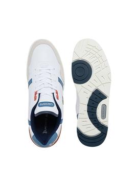 Zapatillas Lacoste T-Clip blanco en piel para hombre