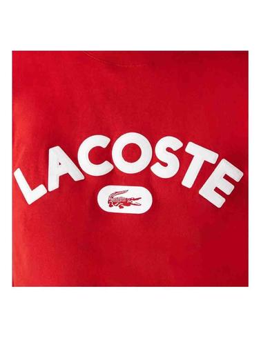 Camiseta Lacoste con logo confeccionada en algodón premium