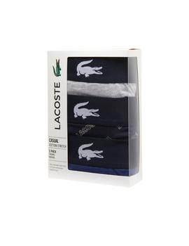 Pack de 3 calzoncillos Lacoste de algodón con elastano