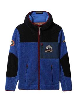 Chaqueta Napapijri Yupik de felpa con capucha