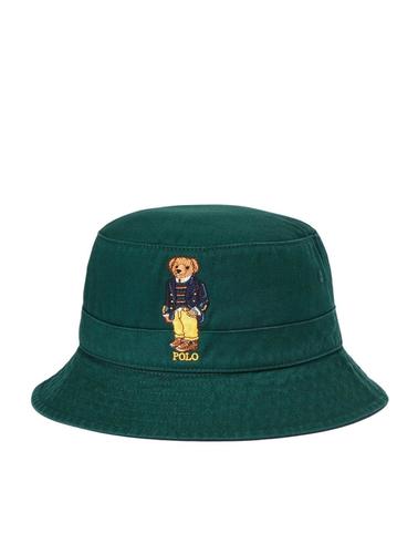 Sombrero Polo Ralph Lauren con Polo Bear verde