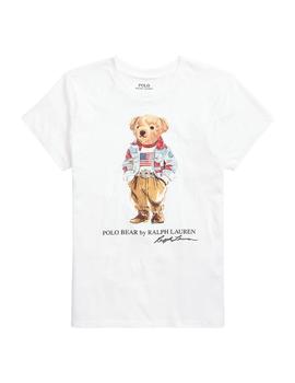 Camiseta Polo Ralph Lauren  Polo Bear manga corta de mujer