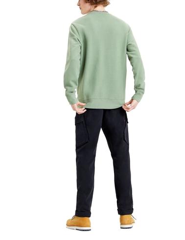 Sudadera Levis New Original Crew para hombre verde