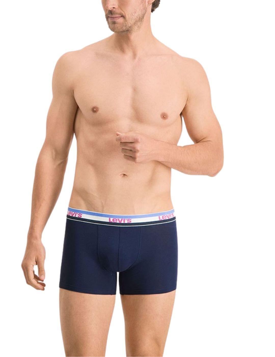 Boxer Levi's® Brief Logo Sportwear 3-pack azules