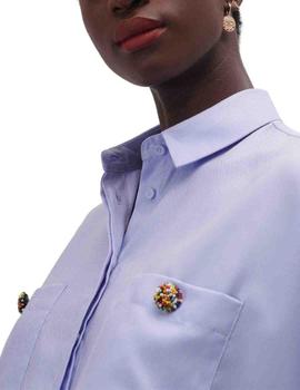Camisa Lion of Porches oversize con botones de colores