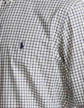 Camisa Polo Ralph Lauren Custom Fit de cuadros manga larga