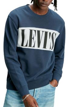 Sudadera Levis Logo Colorblock Crew para hombre