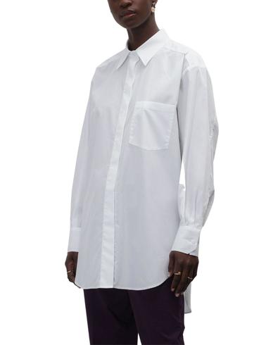 Camisa Lion of Porches blanca oversize de mujer