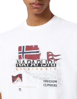 Camiseta Napapijri Starlight de cuello redondo