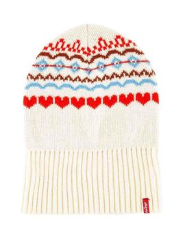 Gorro Levi's con estampado a grecas