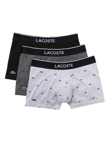 Pack de 3 calzoncillos Lacoste de algodón con elastano