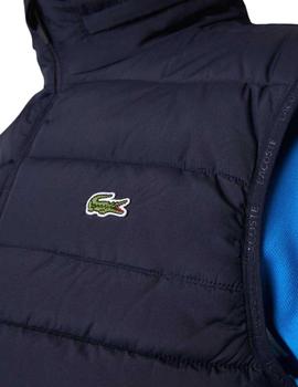 Chaleco Lacoste azul marino de hombre