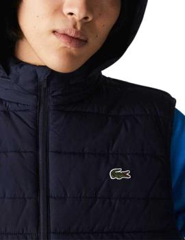 Chaleco Lacoste azul marino de hombre