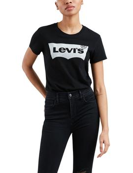 Camiseta Levi's® The Perfect Holiday Tee Black
