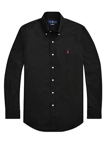 Camisa Polo Ralph Lauren popelín classic negra