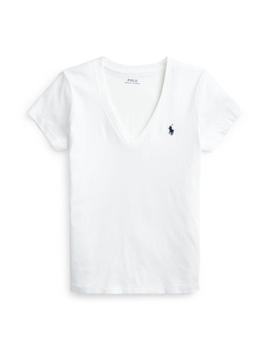 Camiseta Polo Ralph Lauren básica con cuello a pico