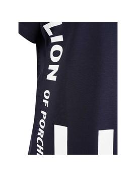 Camiseta Lion of Porches con letras impresas