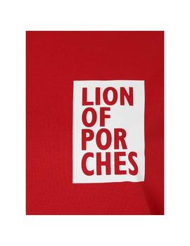 Camiseta Lion of Porches básica con estampado a contraste