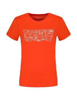 Levis camiseta m/c chica naranja