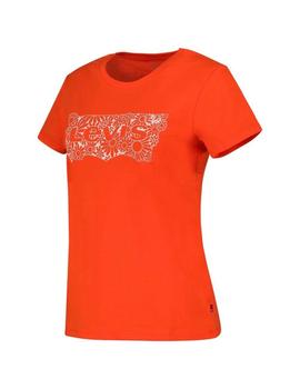 Levis camiseta m/c chica naranja