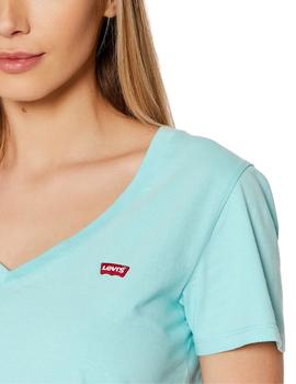 Camiseta Levi's® Perfect V-Neck Tee Angel Blue