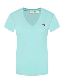 Camiseta Levi's® Perfect V-Neck Tee Angel Blue