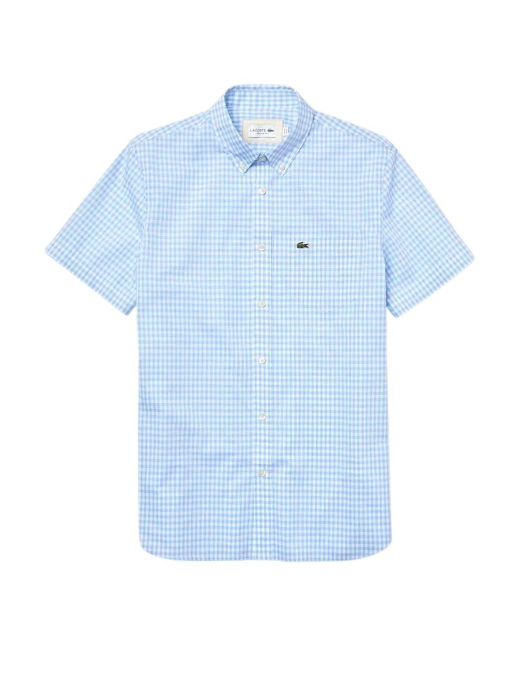 Camisa Lacoste de manga corta regular fit